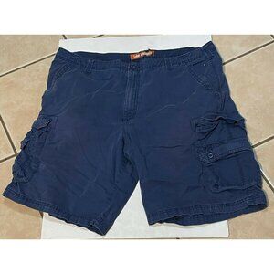 Lee Dungarees cargo shorts mens 40 x 11 blue high rise